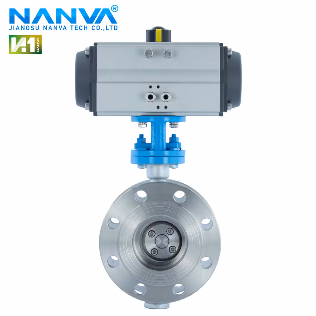 Pneumatic Stainless Steel Triple Eccentric Hard Seal Flanged High Temperature Steam Valve