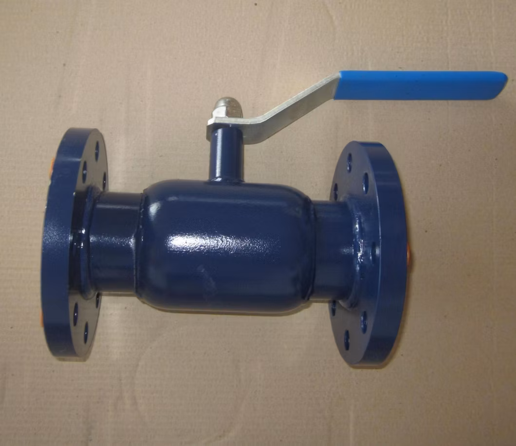 Fully Welded Ball Valve Natural Gas Heating Worm Gear Fixed Ball Valve for Sale