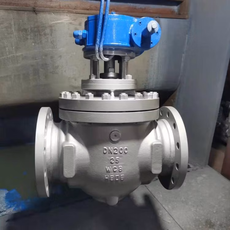 Cast Carbon Steel Gear Operated Flanged Trunnion Type Top Entry Ball Valve