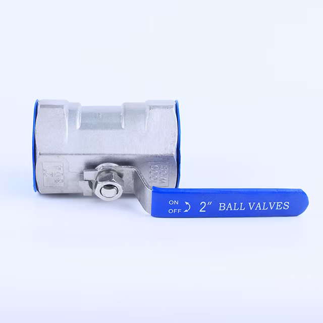 Stainless Steel 304 306 2PC Floating Ball Valve Threaded Ends Full Bore Ball Valve