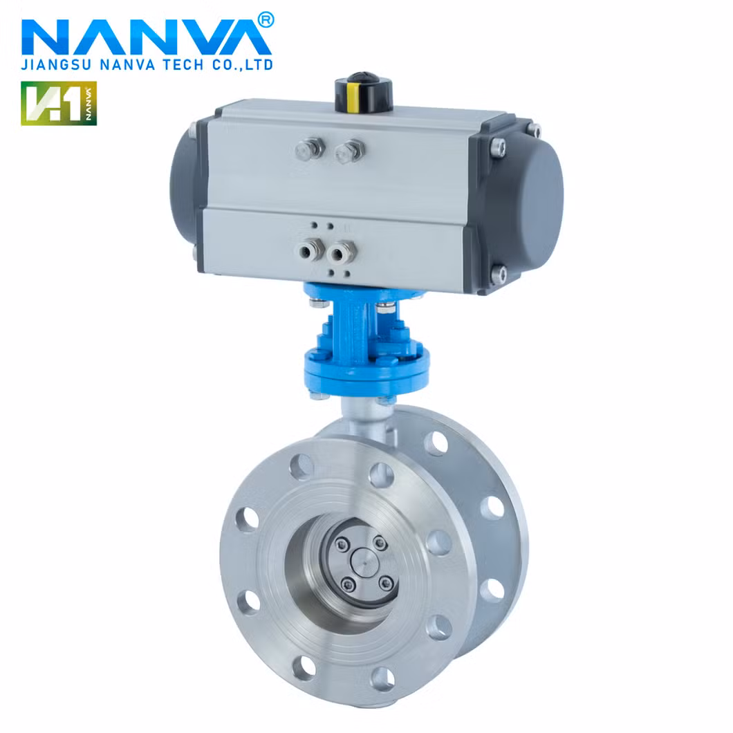 Pneumatic Stainless Steel Triple Eccentric Hard Seal Flanged High Temperature Steam Valve