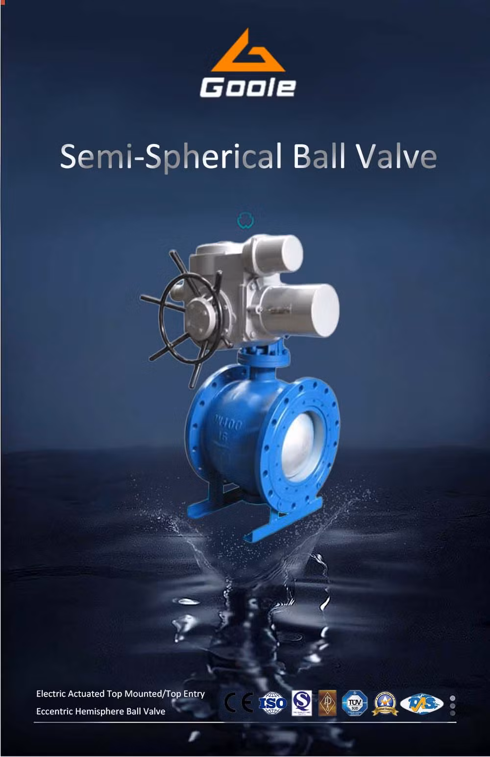 Stainless Steel Electric Top Entry Trunnion Ball Valve (GAQ940H)