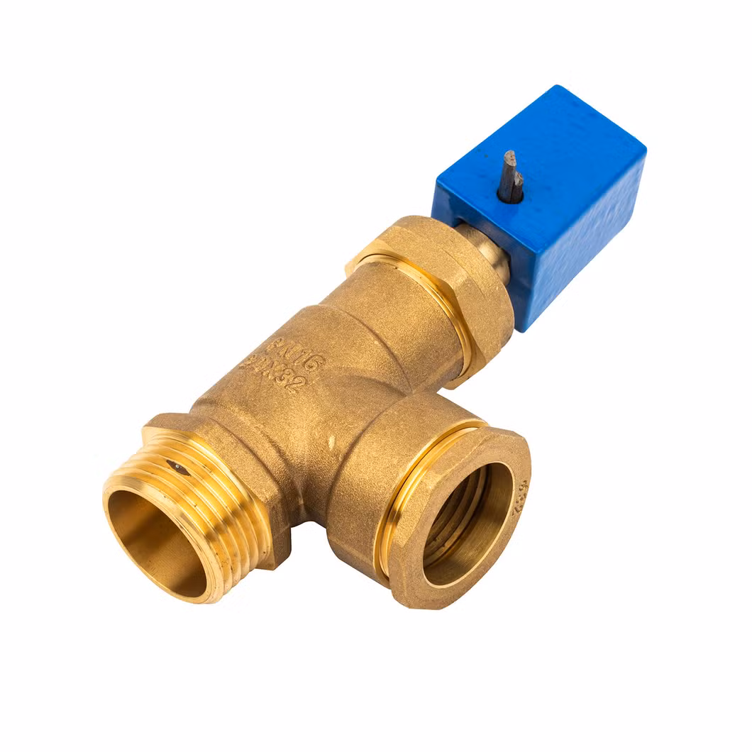 Straight Through Type Butt Weld Lndustrial Brass Ball Valve for Water Supply System