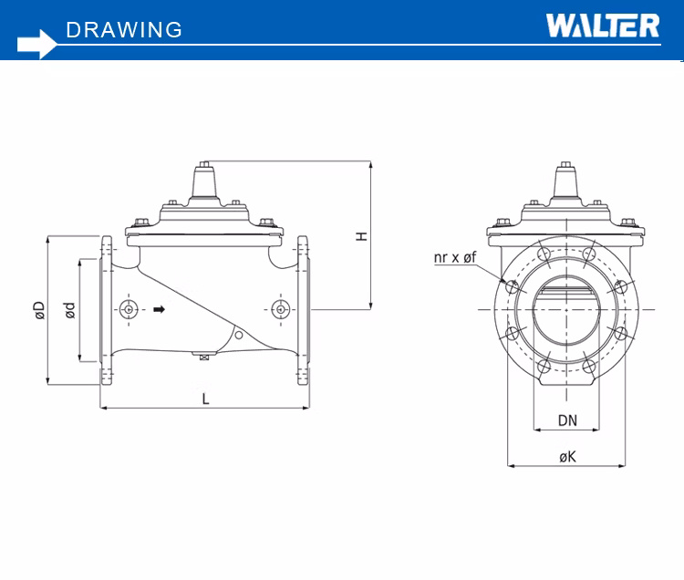Flange Type Water Level Control Float Valve