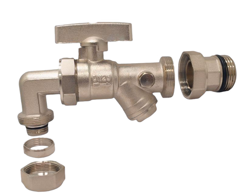 Aluminum-Plastic Pipe Outer Wire Filter Type Ferrule Brass Ball Valve Strainer