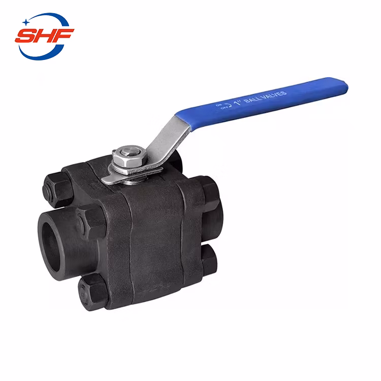 Shf API 602 A105 800lb Gas Soft Seal Floating Ball Valve with Handles