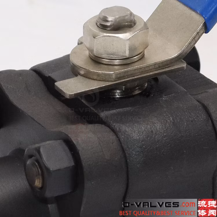 Carbon Steelastm A105 Buttweld 3 Piece Ball Valve with Lever Operated