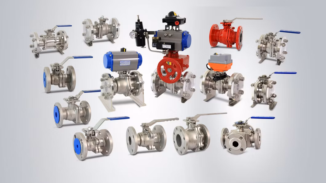 1PC 2PC 3PC DIN/ANSI Pn63/1000wog Stainless Steel Carbon Steel Thread Bw Sw Full /Reduced Port with ISO 5211 Mounting Pad 304 316 CF8m CF8 1.4408 Ball Valve