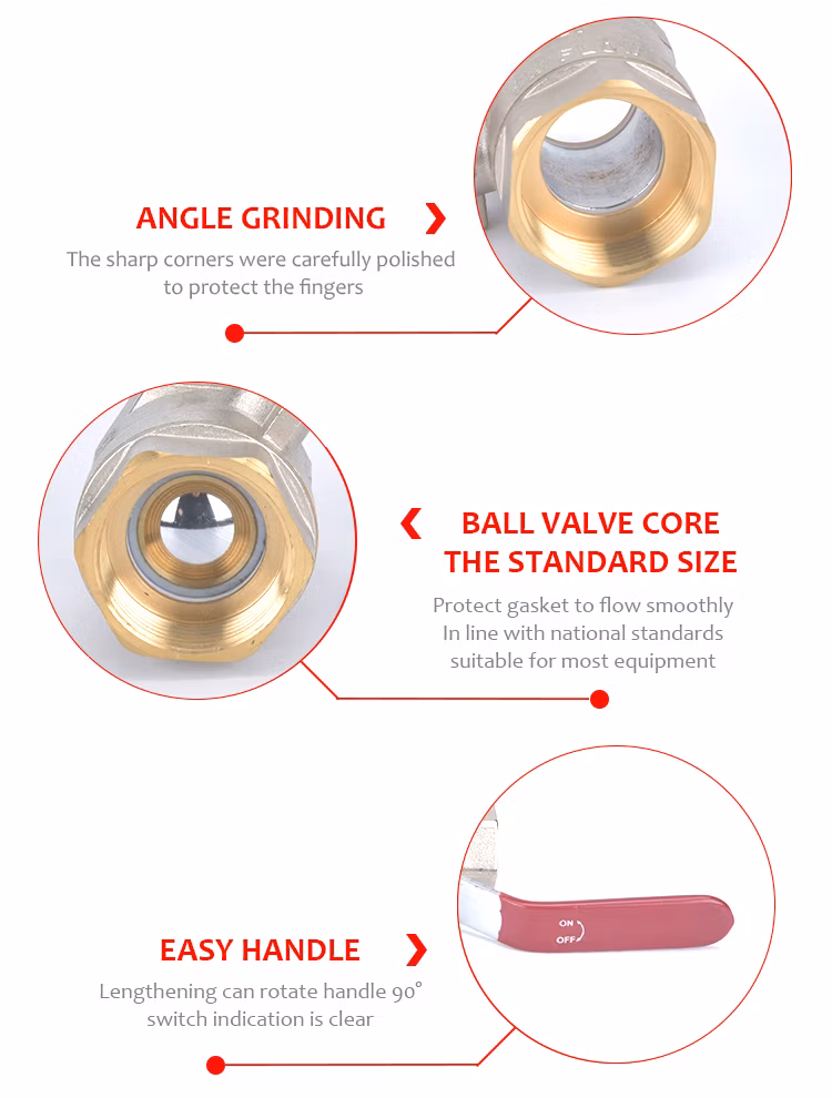 Best Price NPT Thread Copper Brass Ball Valve 2PC for Plumbing