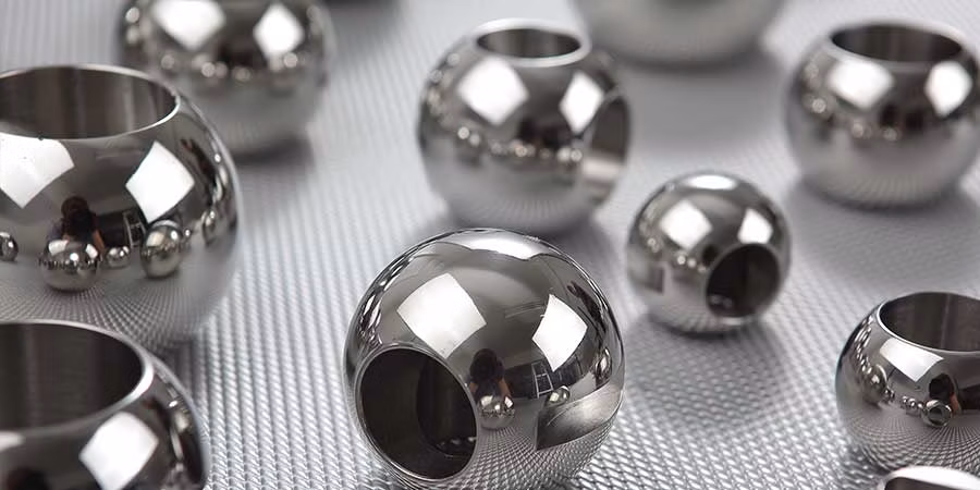 50mmx25.5mm SS316 304 Float Ball/ Fixed Ball/ Fixed Ball with Handle V-Shaped Ball L-Shaped Ball Hemi Sphere Ball/Four-Way Ball/ for Valve Solid Hollow