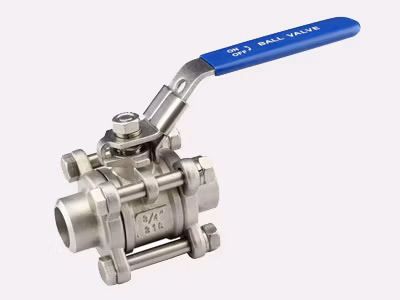 1" Stainless Steel 1000 Wog Butt Weld 3 PC Ball Valve Bw Ball Valve for Water Oil Gas