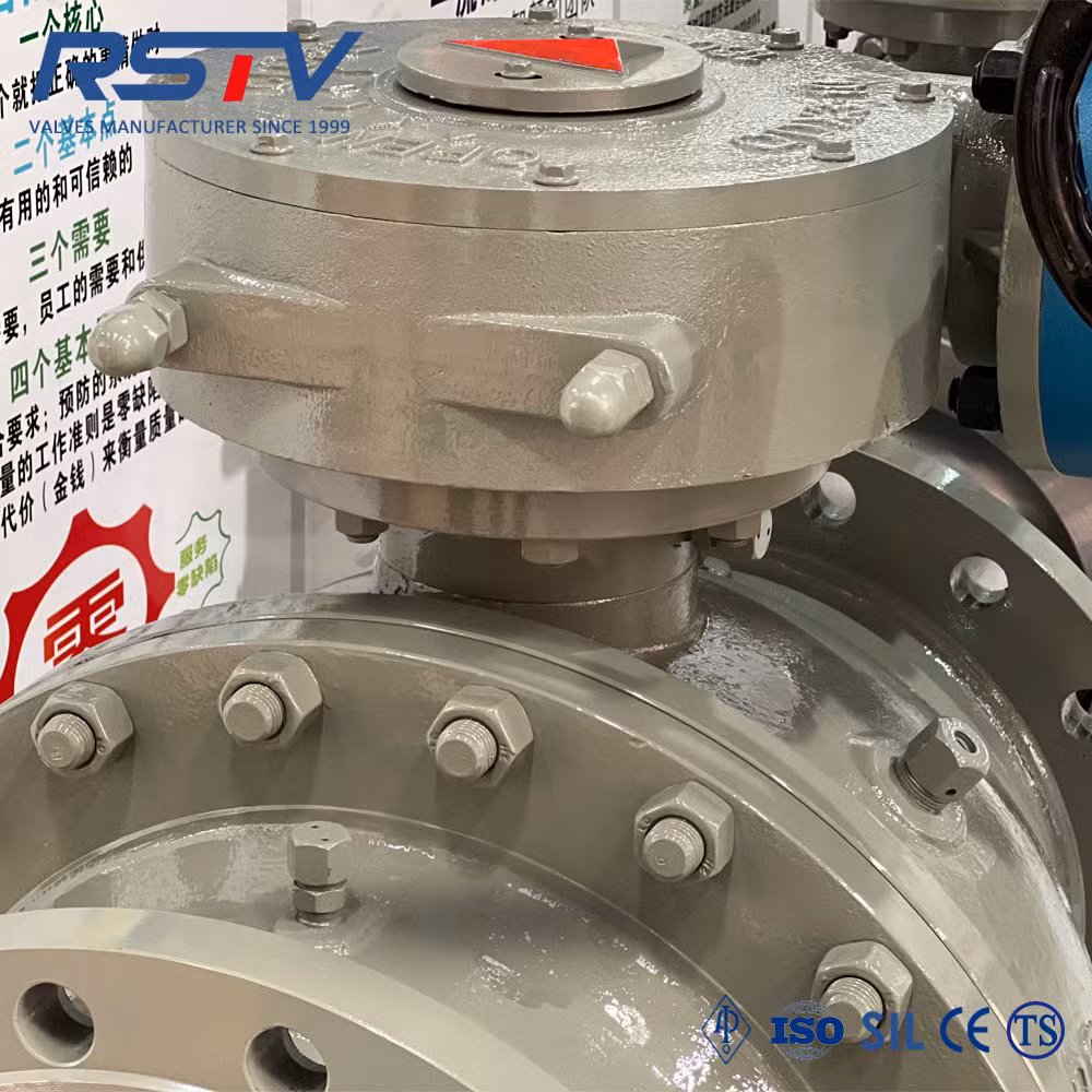 Casting Stainless Steel/ Carbon Steel Trunnion Mounted Soft Seated Flange Ball Valve