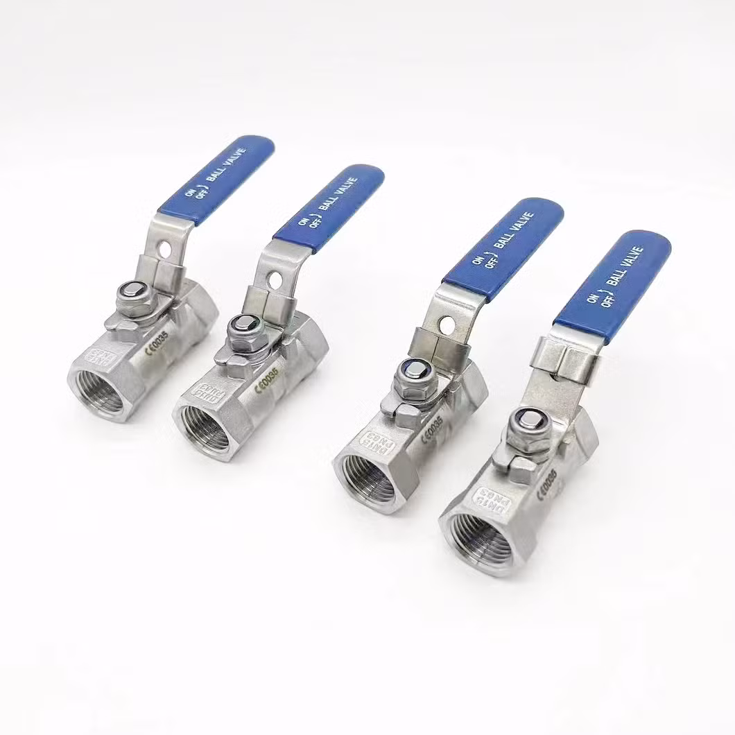 2PC Pn63 1000wog Stainless Stee Wcb Reduced Port Thread 304 316 CF8m CF8 1.4408 Ball Valve
