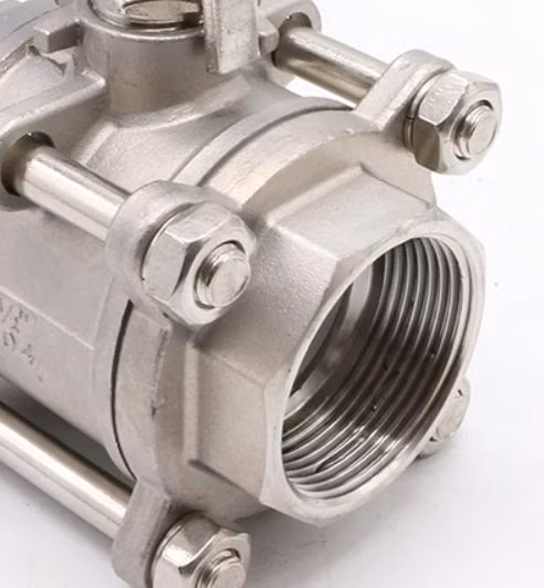 Soft Seat PTFE Seat Stainless Steel NPT Thread Ball Valve