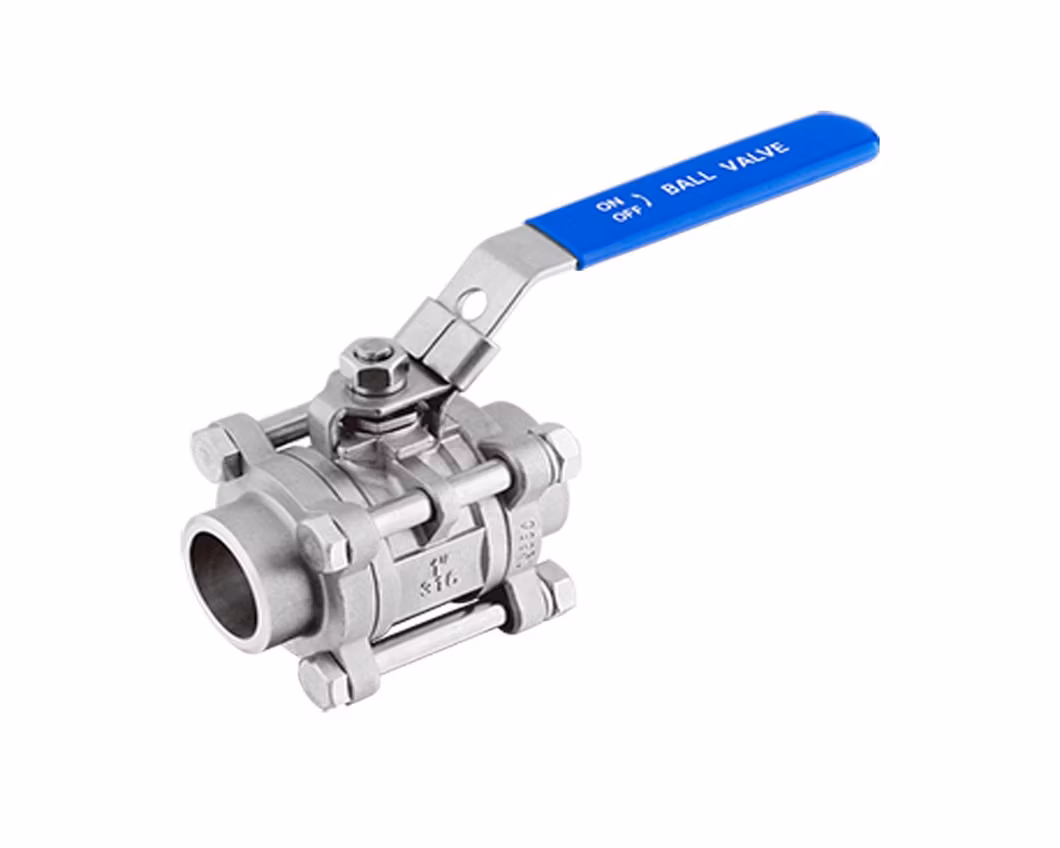 2PC Pn63 1000wog Stainless Stee Wcb Reduced Port Thread 304 316 CF8m CF8 1.4408 Ball Valve