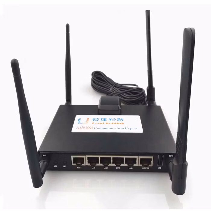 5g Wireless Router Supports 5g Nr: N1/N2/N3/N5/N7/N8/N20/N28/N41/N66/N71/N77/N78/N79 Dual Bands Dual WiFi SD Card SIM Slot DTU