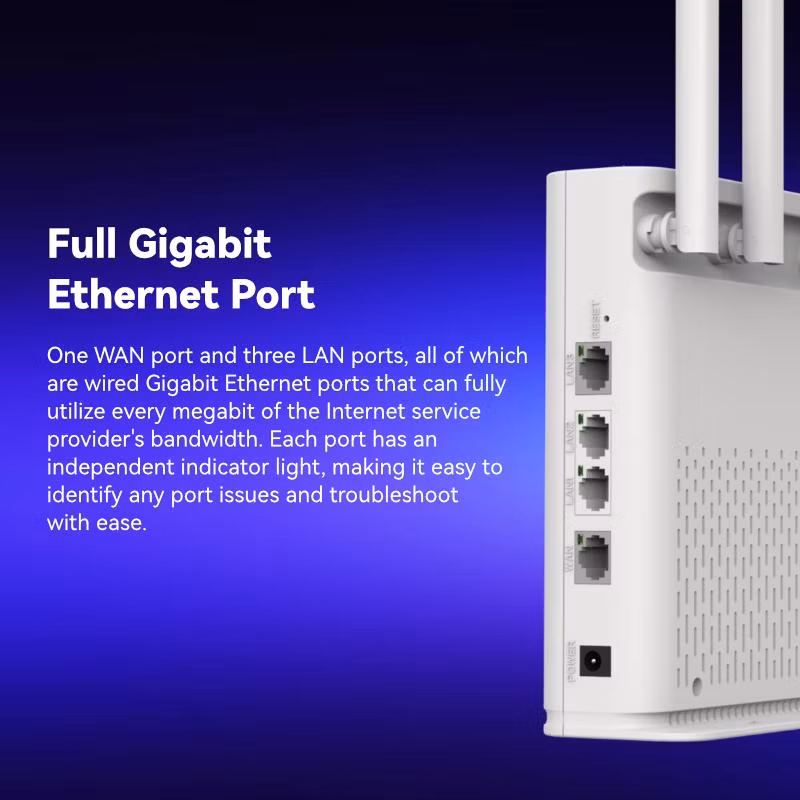 LB-LINK BL-AX1800 High Level Gaming Level 11ax 1800Mbps Wireless Dual Band Gigabit Port Router Ax 5g 1200M WiFi 6 Router OEM