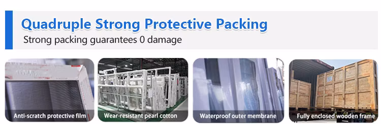 Prettyhouse Sectional Modern Industrial Automatic Aluminum Glass Bi-Fold Garage Door