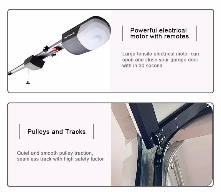 Prettyhouse Sectional Modern Industrial Automatic Aluminum Glass Bi-Fold Garage Door