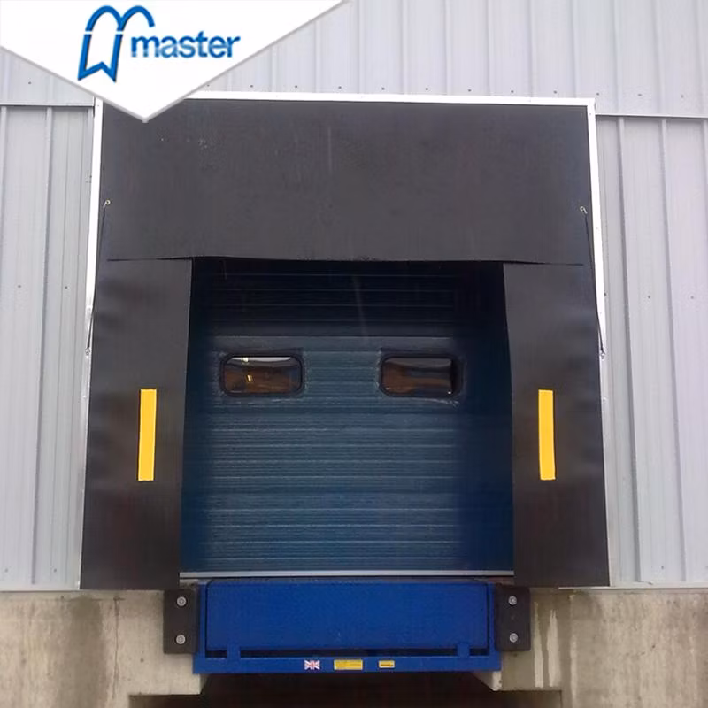 Master Well Top Selling Bulk Price Ajustable Heavy Duty Warehouse Retractable Loading Dock Seals PVC Curtain Sponge Inflatable Mechanical Dock Shelters