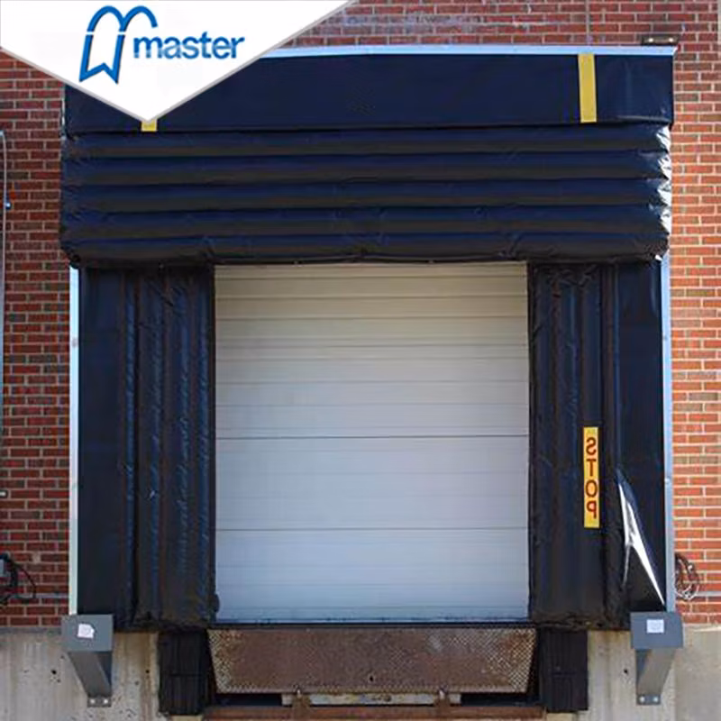 Chinese Factory High Quality Ajustable Heavy Duty Industrial Warehouse Retractable Loading Dock Seals PVC Curtain Mechanical Sponge Inflatable Dock Shelters