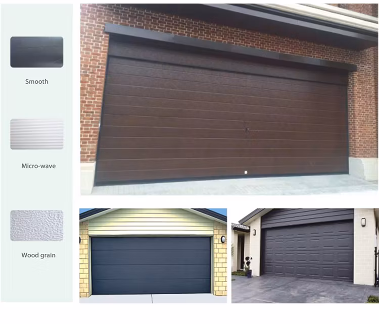 North American Double Steel Sectional Industrial Two Car Garage Gate