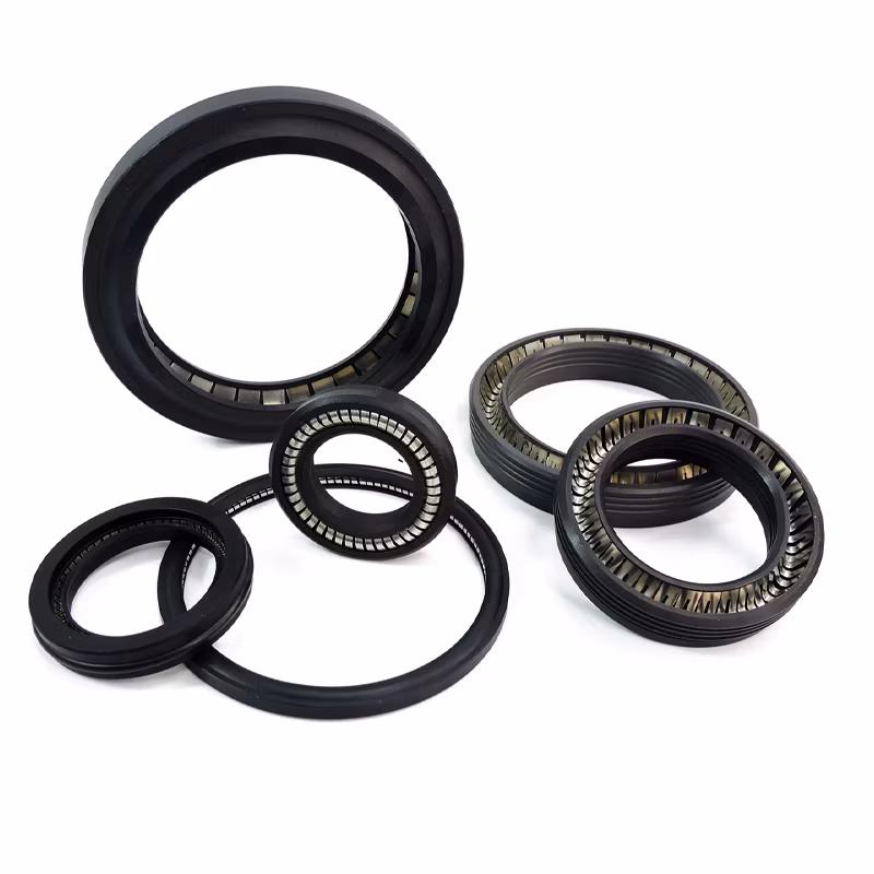 PTFE/UHMWPE/Peek Spring Energized Hydraulic Oil Seal Ring