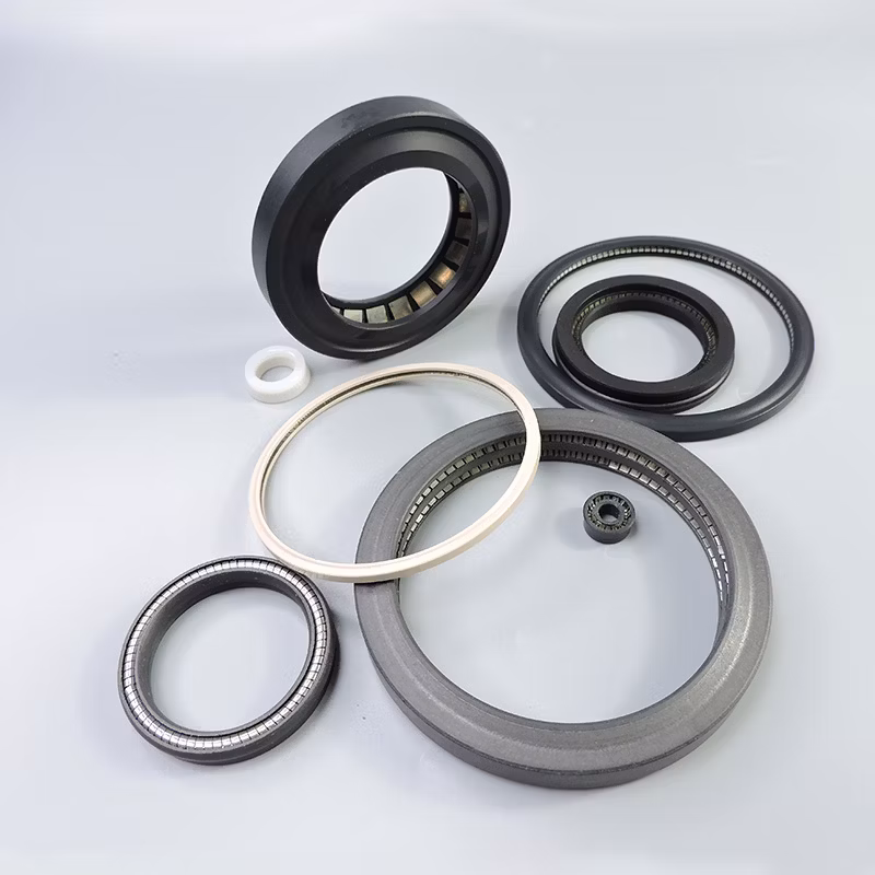 PTFE/UHMWPE/Peek Spring Energized Hydraulic Oil Seal Ring