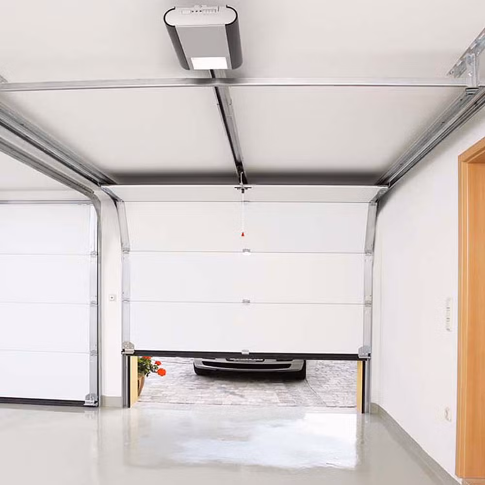 North American Double Steel Sectional Industrial Two Car Garage Gate