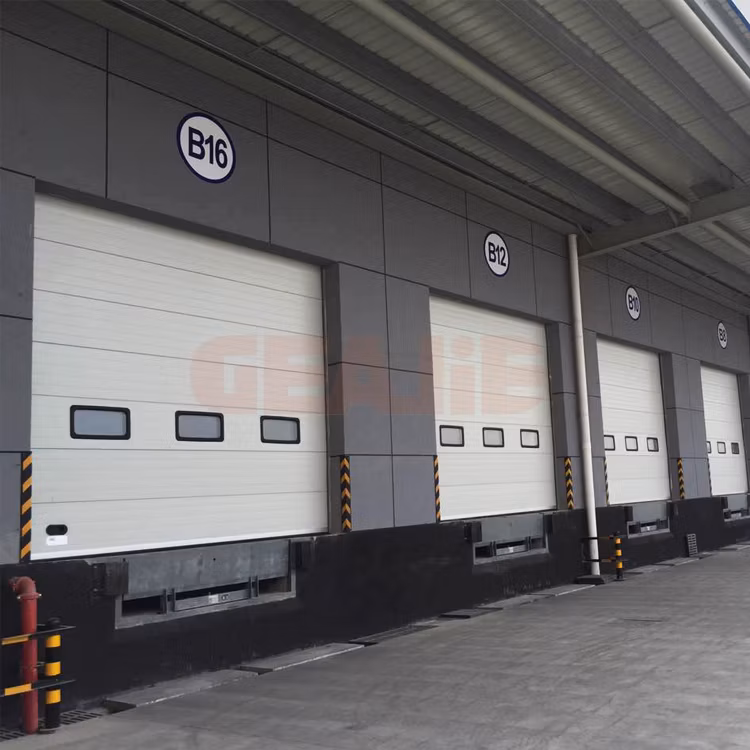 Automatic Insulated Industrial Overhead Sectional Garage Door