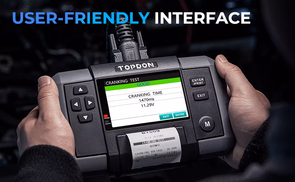 Topdon Bt600 New Arrival Dt3212 Be2015A IR Automatic Battery Pack Impedance Sensor Charge Tester Alternator Voltage Indicator Tester