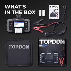 Topdon Bt600 New Arrival Dt3212 Be2015A IR Automatic Battery Pack Impedance Sensor Charge Tester Alternator Voltage Indicator Tester