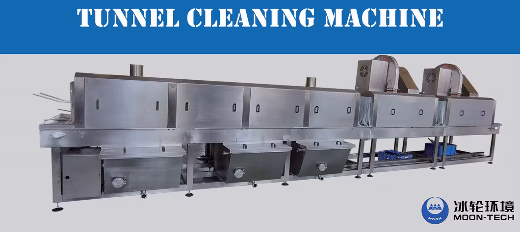 Automatic Industrial Metal Plastic Turnover Box Basket Dish Poultry Cheese Crate Washer Commercial Tray Washing Machine