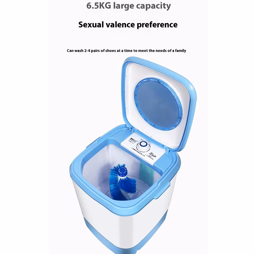Clothes Shoes Washing Machine Blue Light Home Dual-Use Washer with Dehydration Basket