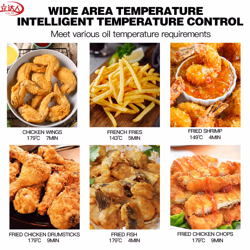 CE Approved 2kw Hotel Amenities Commercial Stainless Steel One-Cylinder One-Basket Deep Fryer Could Able to Make Delicious Chips, Fired Chicken, Donut