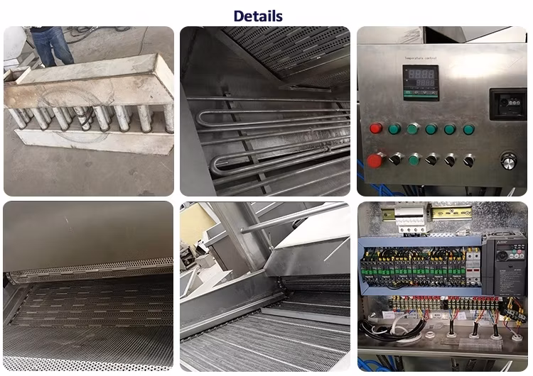 Top Quality Continuous Frying Machine Chips Fryer Used in Industrial