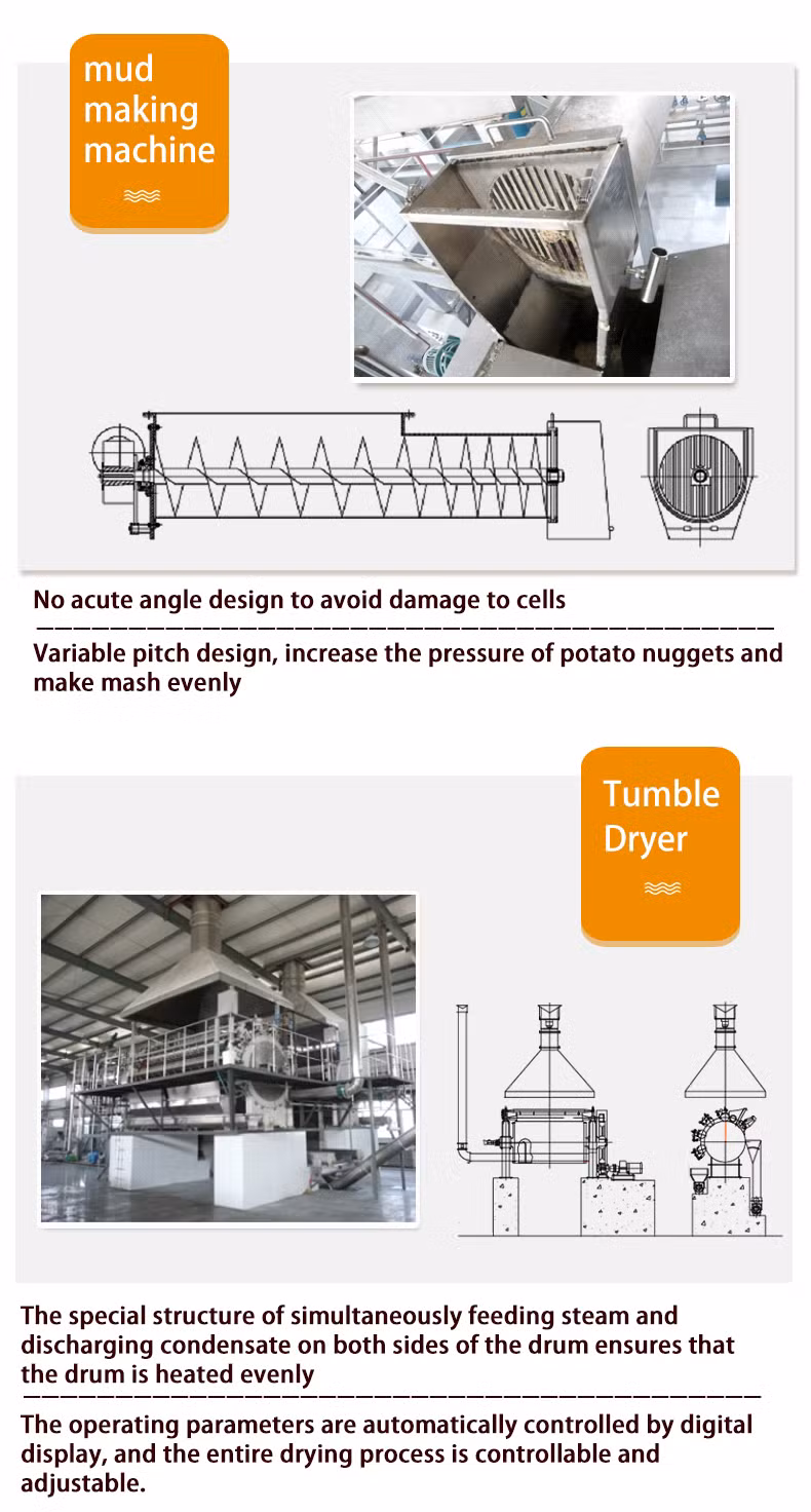 High Quality Potatoes Powder Production Line Cassava Sweet Potato Flour Making Processing Machine