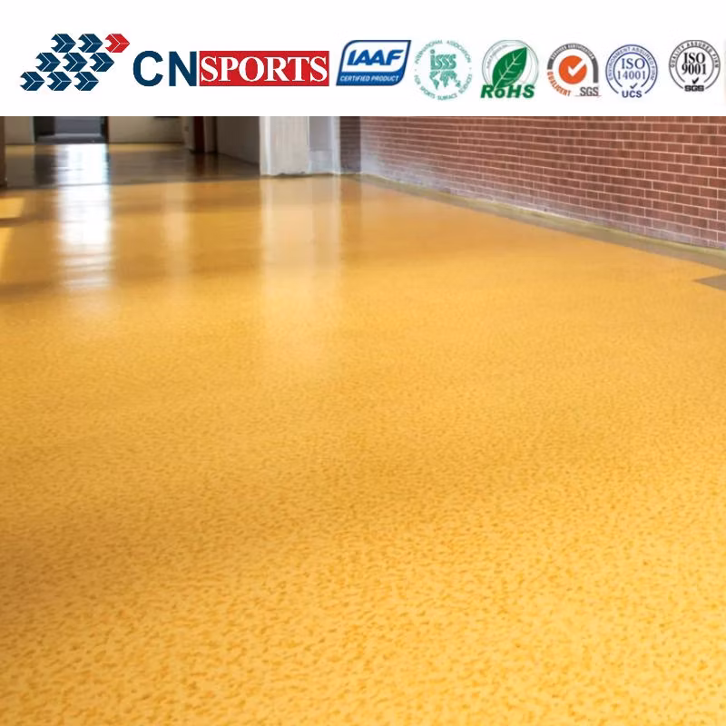 Colorful Easy Cleaning Spray Polyurea School Flooring, Hospital Floor, Hall Surface