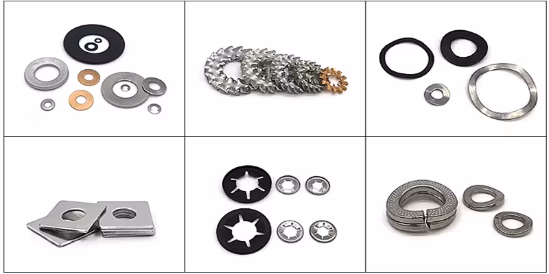 Customized Galvanized Metal Fastener Flat Gasket 1/4 5/16 3/8 ANSI Flat Lock Washer