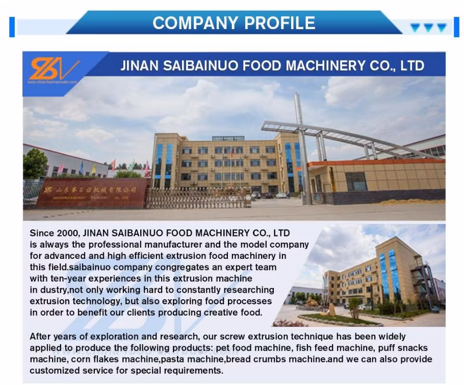 Full Automatic Quality Fried Chips Bugle Snack Food Machine Production Line