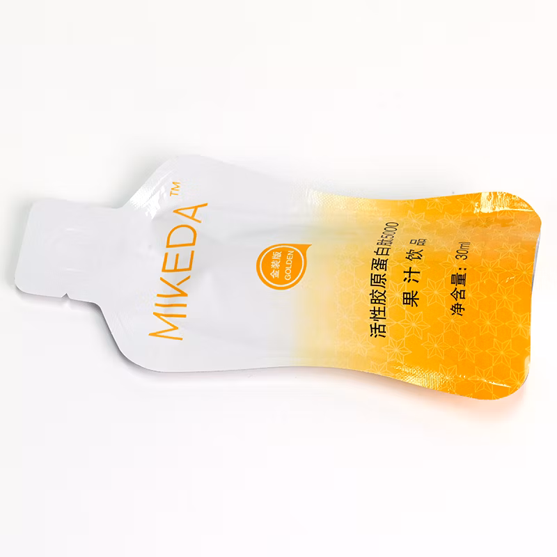 Custom Printed 100ml 250ml 1000ml Beverage Drinking Folding Water Liquid Plastic Packaging Bag Jelly Bag Juice Snacks etc. Spout Pouch Bag