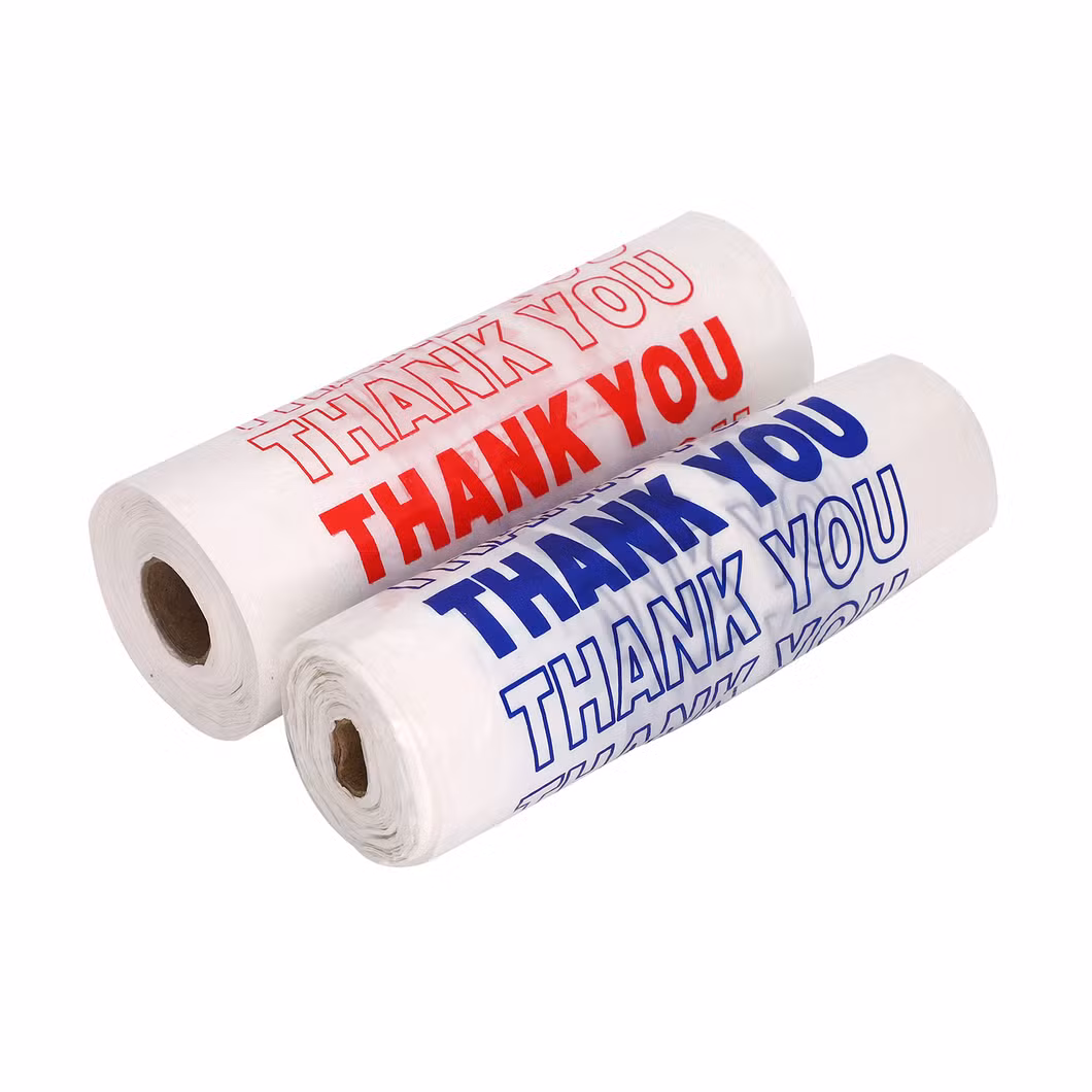 Manufacturer Restaurant Food Package Factory Color Printing Customization Compost Shopping Packing Vest Carry HDPE LDPE Biodegradable T-Shirt Bag Plastic Bag