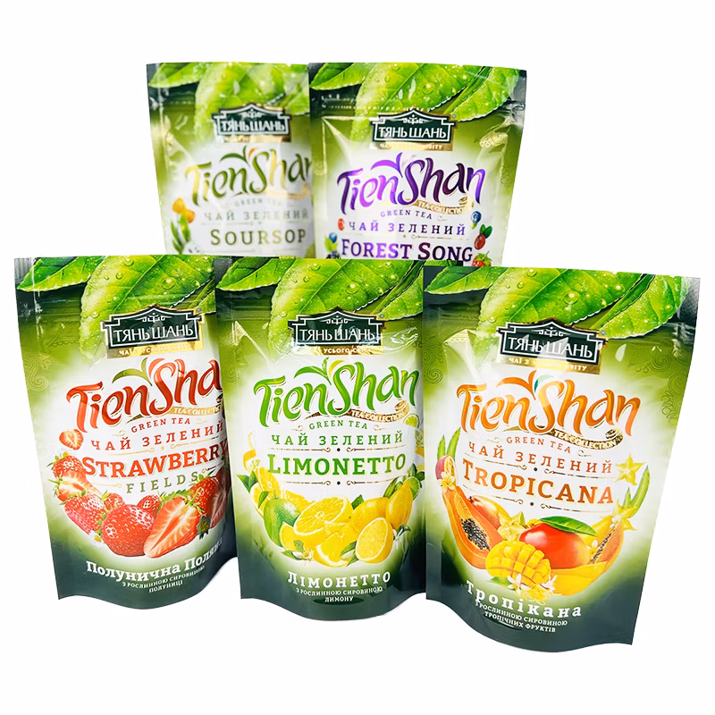 Custom Printing VMPET Aluminium Foil BOPP PE UV Resealable Dry Fruit Crispy Chips Stand up Pouch Bag
