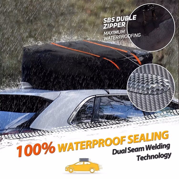 Car Rooftop Cargo Carrier Bag 100% Waterproof Heavy Duty Car Roof Racks