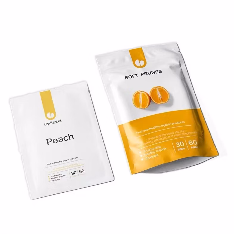 Plastic Laminating Aluminum Foil Food Packaging Standing up Pouch Bag with Zipper OEM