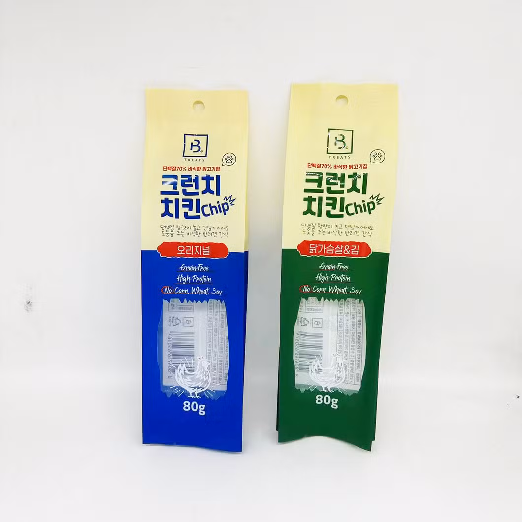 Customized Grain Powder Quad Seal Pouch Fried Chicken Chip Packing Bag
