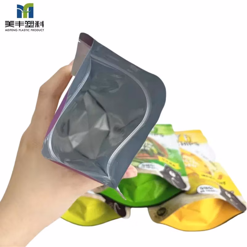 Wholesale Aluminum Foil Central Seal Biltong Doypack Banana Corn Tortilla Plastic Custom Logo Potato Banana Chips Packaging Plastic Doypack