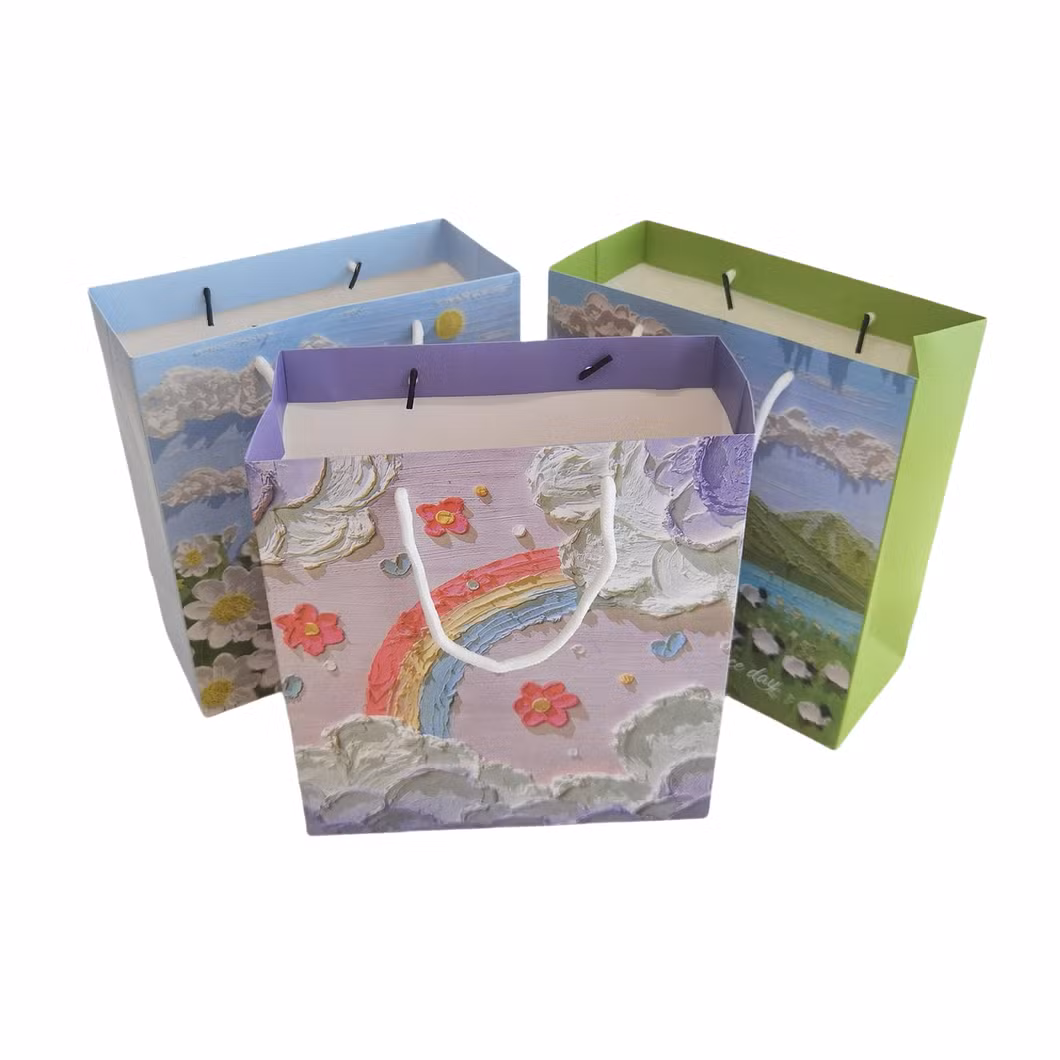 Wholesale Eco-Friendly Reusable Shopping Bags Custom Luxury Paper Packaging with Logo Print for Jewelry Clothing Gift