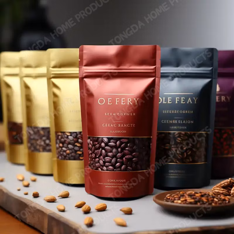 Custom Printed Pet PE Dried Fruit Packing Zipper Bag Ziplock Candy Food Plastic Bag Aluminum Foil Plastic Laminated coffee Tea Snack Dried Mango Packaging Bag