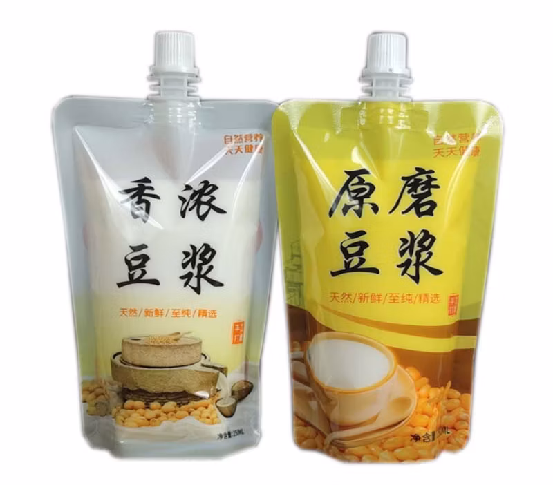 Wholesale Special Shape Injection Bag Plastic Packaging Bag Juice Jelly Heat Seal Bag for Detergent Disposable Shampoo Packaging Bag
